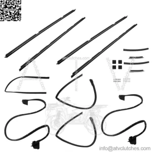 For 1978-1987 GMC Caballero Chevrolet El Camino Weatherstripping Seals Kit 17PCS