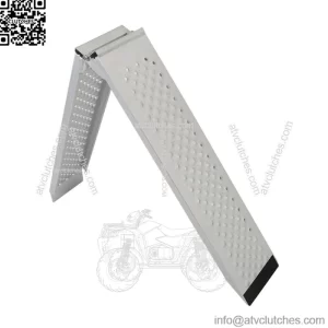Aluminum 76" Folding Loading Ramp Lawnmower ATV Truck Motorcycle Ramp Bike 600LB
