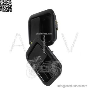 Black Door Handle Metal Pair Outside Full For 1991-2006 Jeep Wrangler YJ TJ