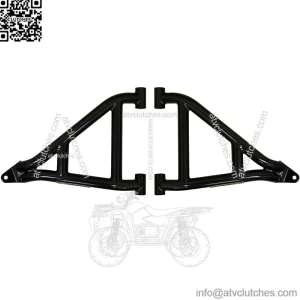 High Clearance Front A-Arms for 2015-2021 Polaris Ranger Midsize 570 / Crew - 1.5'' Forward Offset - Black