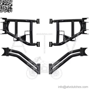 Rear A-Arms for 2019+ Can-Am Maverick Sport 1000/1000 DPS/ 1000R DPS/ 1000 DPS Max | UV-resistant Powder Coat Finish | Adjustable Pivot Blocks | Fit up to 34?? Tires with 1.5" Clearance