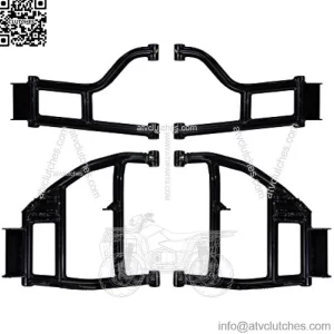 Heavy Duty High Clearance Rear A-Arms with 1.5" Offset for Honda Pioneer 1000/1000-5 (2016+) - New UHMW Bushings Included!