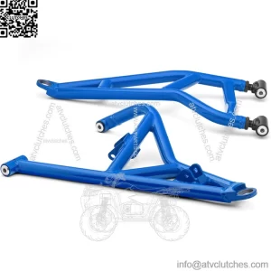 Heavy Duty High Clearance Forward Offset Front A-Arms for Polaris RZR XP 1000 / XP 4 1000 (2014-23) - Voodoo/Velocity Blue - Includes All 4 Arms - Run Up To A 33" Tire!