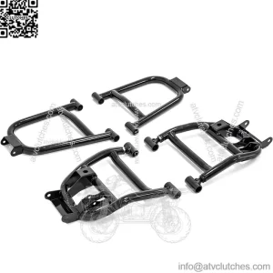 Heavy Duty High Clearance 1.5" Rear Offset A-Arms/Control Arm for Polaris Ranger Full Size XP 1000 (2017-2022) and 1000 Crew (2019-2020) - Black