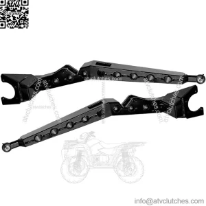 Heavy Duty High Clearance Rear Trailing Arms for Polaris RZR XP 1000 / XP 4 1000 (2014-2023) - Black