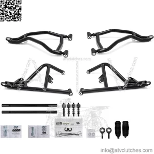 High Clearance 2" Forward Offset Front A-Arms for 2014-2023 Polaris RZR XP 1000 / XP4 1000 - Red - Run Huge Tires without a Huge Lift!