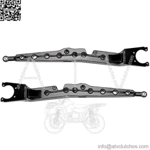 High Clearance Rear Trailing Arms Compatible with 2020+ Polaris RZR PRO XP/PRO XP 4 | Additional 1.5?? of Ground Clearance | Reinforced Shock and Sway Bar Mounts