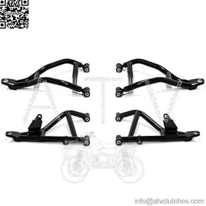 High Clearance 1.5" Forward Offset A-Arms for Can-Am Maverick Sport (2019+) - Black