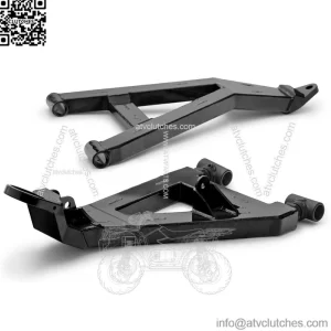 1.5" Forward Offset Boxed A-Arms for 2020+ Kawasaki Teryx KRX 1000/2023+ Kawasaki Teryx KRX 4 1000 | 1.5" of Ground Clearance | UV-Resistant Powder Coat Finish | Black
