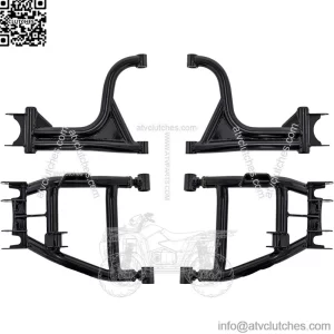 High Clearance Rear A-Arms for Can-Am Defender HD 5/8 / 10 / MAX - SEE FITMENT - Black - Run up to 32" Tires!