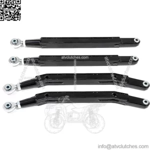 Arched Boxed Radius Rods for 2020+ Polaris RZR PRO XP / 2020+ Polaris RZR PRO XP-4 | Powder-coated Black