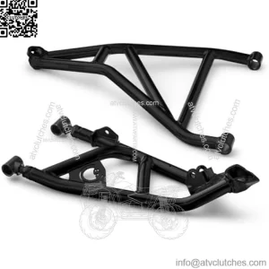 Can-Am Maverick X3 High-Clearance 2" Forward Offset A-Arms for 64" Models - Transform Your Ride | Black