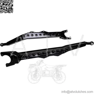 Rear Trailing Arms for 2018+ Polaris RZR XP Turbo S | 2019+ Polaris RZR XP 4 Turbo S | 2019+ Polaris Turbo S Velocity | 2019+ Polaris RZR XP 4 Turbo S Velocity | Clears 40" tires | Black