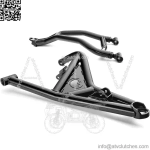 Atlas Pro 1.5" Forward Offset Front A-Arms for 2016-2021 Polaris RZR XP Turbo/XP 4 Turbo - Black | Made with 1.5" Diameter Tubing | Run up to 34" Tires!