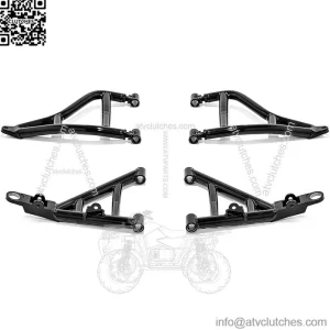 High Clearance 1.5 Inch Forward Offset A-Arms Compatible with 2020+ Yamaha Wolverine X2 / R-Spec/SE - Fit Up to 30 Inch Tires- Larger Than Stock Tubing - Includes UHMW Bushings