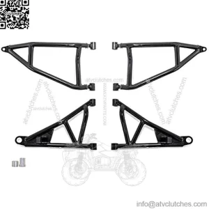 Heavy Duty High Clearance A Arms Compatible with Honda Talon 1000R (2019+) - Black - Stronger Than OEM!