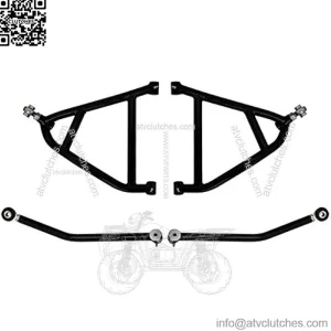 High Clearance Rear A-Arms for Can-Am Maverick XMR/DPS/XRS/MAX (See Fitment) - Black
