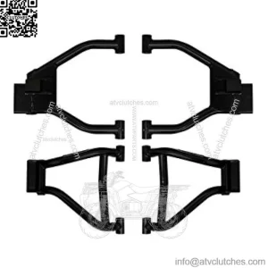 High Clearance Rear A-Arms for 2010-2014 Polaris Ranger 800/800 Crew / 800 6x6-1.5" Offset - Black