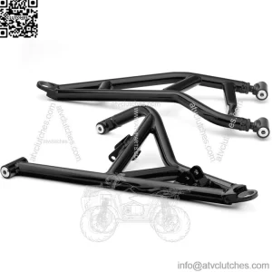 Polaris RZR XP Turbo High Clearance 1.5" Forward Offset A-Arms Black and Voodoo / Velocity Blue / Red