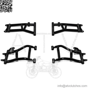 Heavy Duty High Clearance 1.5" Rear Offset A-Arms for CFMOTO UForce 1000 (2019-2021) - Gloss Black