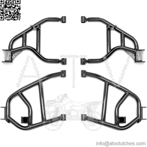 High Clearance Rear Offset A-Arms for 2020+ Yamaha Wolverine X2 | 1.5 Inch Rear Offset | Fit Up to 35 Inch Tires | Adjustable Upper Pivot Block for Full Camber Adjustability | HDPE Bushings