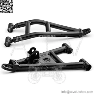 High Clearance 1.5" Offset A-Arms for 2019+ Kawasaki Mule Pro-MX | Black | Fit up to 28" Tires | 25% Larger Than Stock