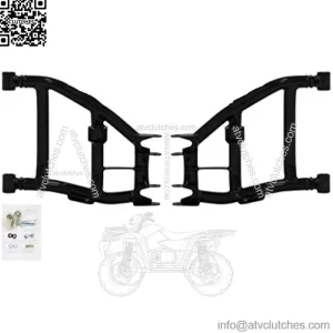 High Clearance Lower Rear A Arms for Can-Am Defender/Max (2016-2019) - Black