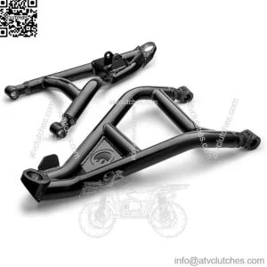 Atlas Pro 2" Forward Offset A Arms for 2020+ Can-Am Defender HD 10 / HD 10 6x6 (SEE FITMENT) | Black | 0.5" Larger Than Stock | Adjustable 24 mm Pivot Blocks