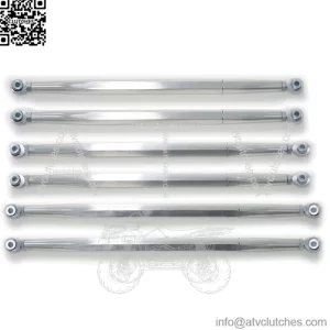 Heavy Duty Aluminum Rear Radius Arms/Rods for Can-Am 72" Body Maverick X3 72" Turbo/X RC/X MR/X RS/MAX (2017+) - Complete 6 Rod Kit
