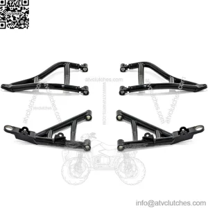 High Clearance 1.5" Forward Offset A-Arms for Yamaha Wolverine X2 (2019) - Black
