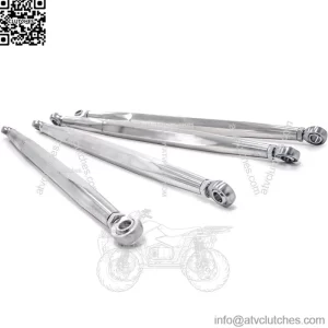 Billet Aluminum Rear Radius Arms/Rods for Polaris RZR XP Turbo/XP 4 Turbo (2016+) | Made of 1-1/4" 7075 solid aluminum bar compared to 3/4" OEM | Will Not Fit With Polaris Rear Bumpers