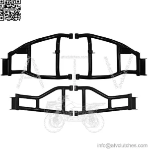 Heavy Duty 6" Lift Kit for a Honda Pioneer 1000/1000-5 (2016-2021) - Black - Complete Kit with New Rhino 2.0 Axles, Uniball and Studs, A arms, Tie Rods, and More!