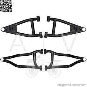 High Clearance Front 1.5" Forward A-Arms for Polaris Ranger 900 Diesel/Crew (2011-2014) - Black