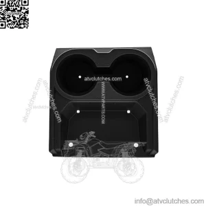 Polaris Ranger Center Tray Dash, Gloss Black, Genuine OEM Part 5453749-070, Qty 1