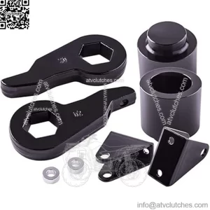03-10 Hummer H2 front 3-point block rear 2-inch block