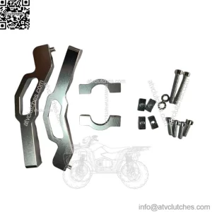 Polaris ATV reflector extension bracket #silver