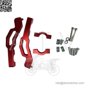 Polaris ATV reflector extension bracket #red
