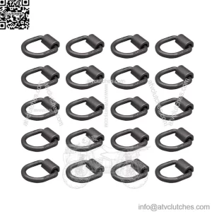Heavy Duty Welded Forged D-Rings #20 Pack