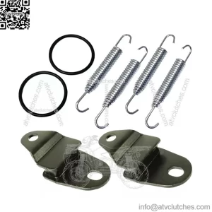87-06 Yamaha exhaust muffler set four springs