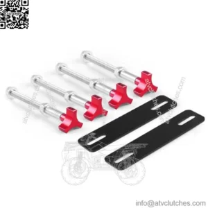Mud escape plate mounting bracket 1# (145mm) red