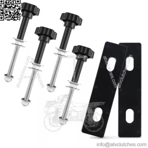 Mud escape plate mounting bracket 1# (110mm) black