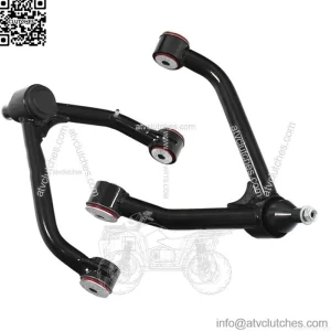 Pair (2 PCS) Front Upper Control Arm Compatible with 2014-2018 Silverado Sierra 1500 2WD 4WD 2-4" Tubular Lift Kit with PU Bushings Ball Joints UCA Greasable