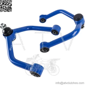Upper Control Arms for 2004-2019 Titan Armada, 2 PCS 2-4" Lift Blue Tubular Front Suspension Control Arm Compatible with Titan Armada