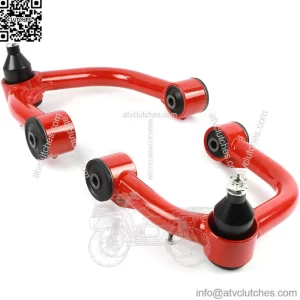 Front Upper Control Arms fit for 2003-2022 4Runner, 2007-2014 FJ Cruiser, 2-4" Suspension Adjustable Control Arms with ball joint fit for 2003-2009 GX470, 2010-2016 GX460 (Pair, Red)