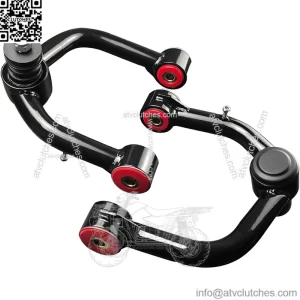 Front Upper Control Arms for 2-4?? Lift Compatible with 2000-2006 Tundra / 2001-2007 Toyota Sequoia Tubular Leveling Lift Ball Joint Kit w/Pu Bushings