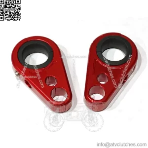 Billet Red Front A-Arm Brake Line Clamps Yamaha Banshee 350 Blaster 200
