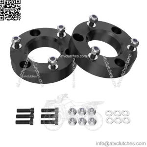 2" Front Leveling Lift Kit Compatible with 2007-2024 Silverado/Sierra 1500, Leveling Lift Kit for 2007-2024 Silverado/Sierra 1500 Forged Front Strut Spacers Raise the Front of your Car by 2"