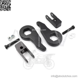 1-3 inch Leveling Lift Kit with Shock Extender Brackets Compatible with 1999-2007 Chevrolet Silverado 1500 Tahoe Avalanche & GMC Sierra Yukon 4WD Torsion Bars Keys