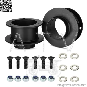 3" Front Leveling Lift Kit fit for 4WD 1994-2008 Dodge Ram 1500, 1994-2010 Dodge Ram 2500 3500, 2011-2013 Ram 2500 3500, Forged Aluminum Front Suspension Lift, Raise by 3" Spring Lift Spacers