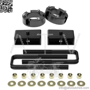 3" Front and 2" Rear Leveling Lift Kits for 1999-2006 Tundra 2WD 4WD, 3inch Front Strut Spacers and 2inch Rear Lift Blocks with Extended U Bolts